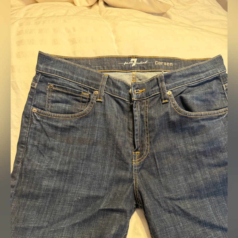 7 For All Mankind Dark Denim Jeans